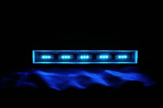 (100) BLUE/WARM WHITE LED 8V - FUSE LAMPS VINTAGE STEREO/4230 /2238 - RECEIVER METER 6