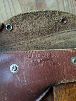 LL BEAN ME Axe Ax with leather blade cover 2 lb Vintage 3