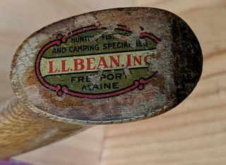 LL BEAN ME Axe Ax with leather blade cover 2 lb Vintage 8