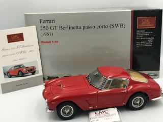 1:18 Cmc 1961 Ferrari 250 Gt Berlinetta Red M - 046 Very Rare Nib