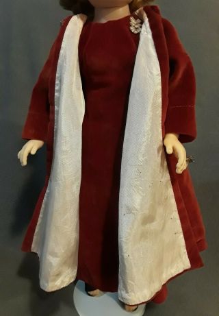 1950 ' s Vintage Velvet Coat And Dress For Madame Alexander Cissy Doll 4