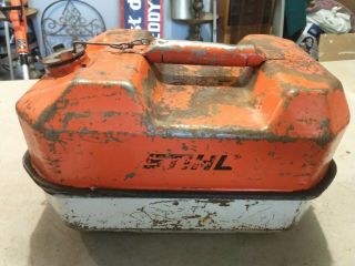 Vintage Stihl Chainsaw Chain Saw Gas Can Tool Box