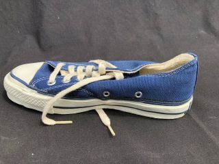 Vintage Converse Chuck Taylor Blue Oxford All Star Shoes Sz 4 Deadstock 5 Eyelet 7