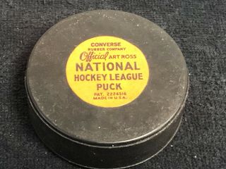 Vintage Official Art Ross National Hockey League (nhl) Puck