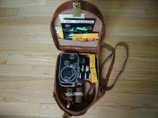Vintage Bolex Paillard D8l 8mm Movie Camera With Case And