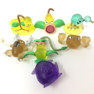 Vintage Tomy Pokemon Figures Clear Rare