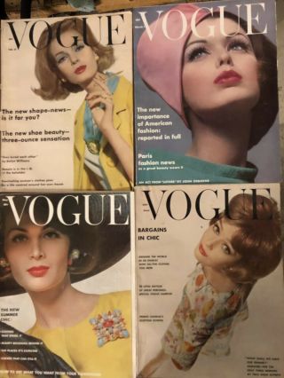 13 Vintage 1962 Vogue Magazines Ladies Fashion Sophia Loren 5