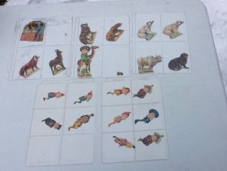22 Vintage Lion Coffee Cut Outs Trading Cards Advertising