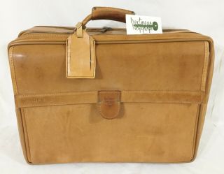 Vintage Hartmann Leather Messenger Carry On Laptop Bag W/keys Multipurpose