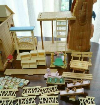 Sylvanian Families Calico Critters Vintage Forest School & Lunch set Rare 103 2