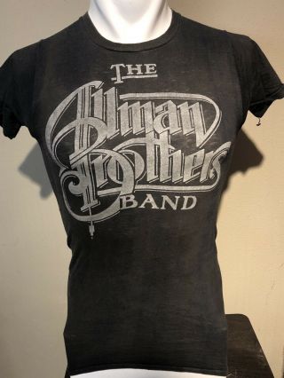 Vtg 1979 The Allman Brothers The Enlightened Rogues Promo Tee - S