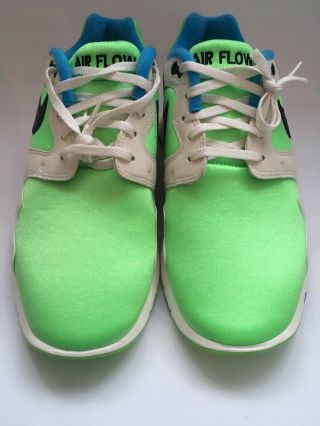 NIKE AIR FLOW TZ CACTUS GREEN Sneakers.  Tier Zero Tonal,  Running,  Retro,  VTG 6