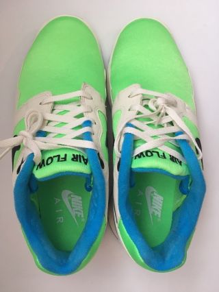 NIKE AIR FLOW TZ CACTUS GREEN Sneakers.  Tier Zero Tonal,  Running,  Retro,  VTG 8
