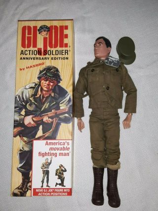 Vintage 1964 G I Joe Action Soldier Brunette With Scar