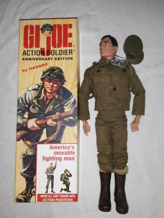 VINTAGE 1964 G I JOE ACTION SOLDIER BRUNETTE WITH SCAR 2
