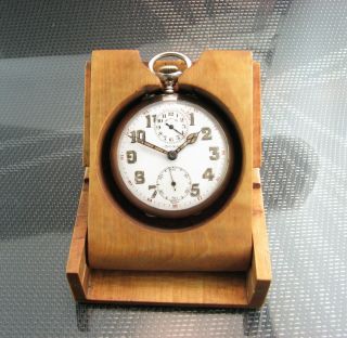 Vintage,  Rare Doxa Alarm Pocket Watch Box.  Porclain.  1920.  Swiss.