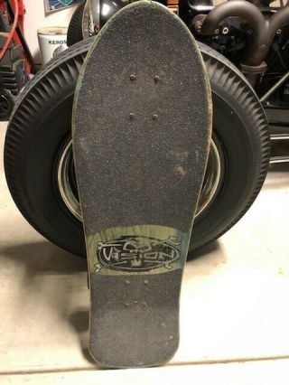 Vintage 1988 Vision Shredder Too Skateboard Complete Venture Trucks 4