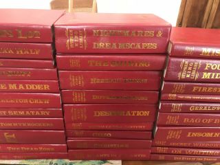 Stephen King Red Leather Library - 30 books including some rares 4