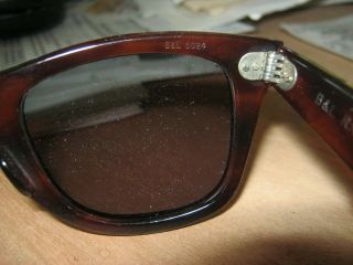 Vintage Bausch & Lomb Ray - Ban Wayfarer B&l 5024 Sunglasses