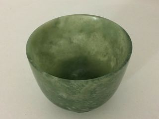 Chinese Green Hard Stone / Jade Bowl