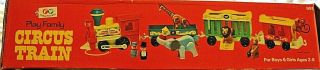 Great Vintage Fisher Price Little People Circus Train - Complete 3