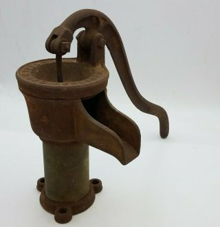 Fe Myers Bro Ashland 900 Water Well Hand Pump 13 - 1/2 " Vintage Metal Garden Art