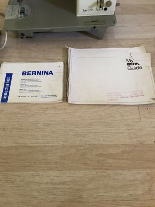 Bernina Vintage Sewing machine Model 740 2