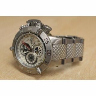Invicta Men ' s Rare 5835 Subaqua Swiss Automatic Chrono Silver Dial Steel Watch 2