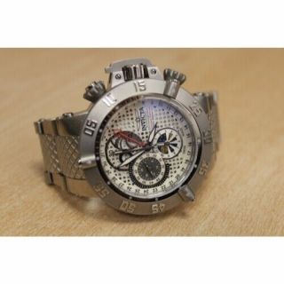 Invicta Men ' s Rare 5835 Subaqua Swiss Automatic Chrono Silver Dial Steel Watch 3