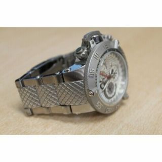 Invicta Men ' s Rare 5835 Subaqua Swiss Automatic Chrono Silver Dial Steel Watch 4