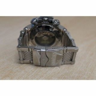 Invicta Men ' s Rare 5835 Subaqua Swiss Automatic Chrono Silver Dial Steel Watch 6