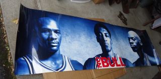 Vintage Michael Jordan Poster 1996 No Bull Nike Poster Advertising Pippen Rodman