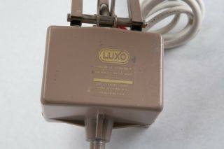 Vintage LUXO Color Correct Industrial Desk Light Dual Lamp Swing Arm 7