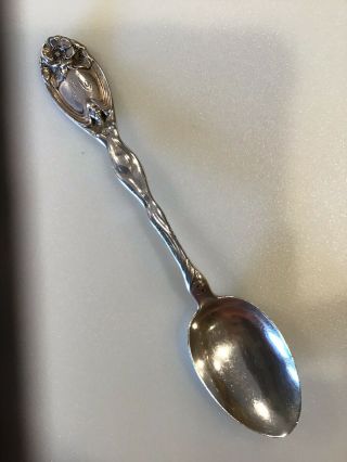 Antique Unger Bros La Fantasie Sterling Silver Spoon Mono M