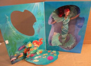 Disney The Little Mermaid Aqua Fantasy Ariel Barbie Doll Film PremierEdition 2
