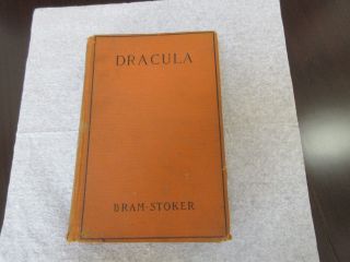 Antique Vintage 1927 Dracula Book Bram Stoker Grosset & Dunlap First Edition