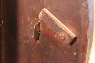 RARE WARD ' S ORANGE CRUSH ADVERTISING TRAP DOOR PENDLUM HOUR CHIME CLOCK c.  1915 8