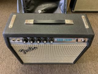 Vintage 1979 Fender Vibro Champ Guitar Tube Amp Amplifier 2