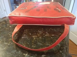 Vintage Sears Floating Buoyant Boat Red Cushion Boating Rules Of The Road Retro 8