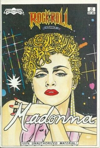 Vintage Madonna 1990 Blond ambition tour t shirt strike a pose,  rare comic book 3