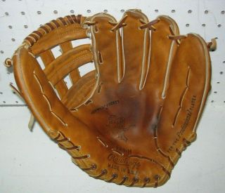 Vintage Rht Large 12.  5 " Rawlings Heart Of The Hide Pro - H Baseball Glove
