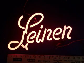 (Vtg) Leinenkugel ' s beer glass Neon Bar Sign Repair Part only leinen tube 2