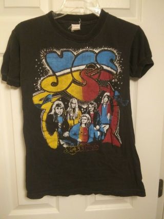 Vintage Yes Show Double Sided Screen Print Shirt M