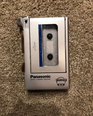 Panasonic Rq - J36 Vintage Portable Stereo Cassette Recorder Player Walkman