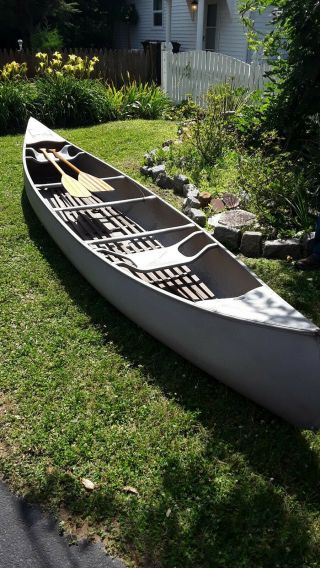 Vintage Aluminium Grumman Canoe 15 ' 4
