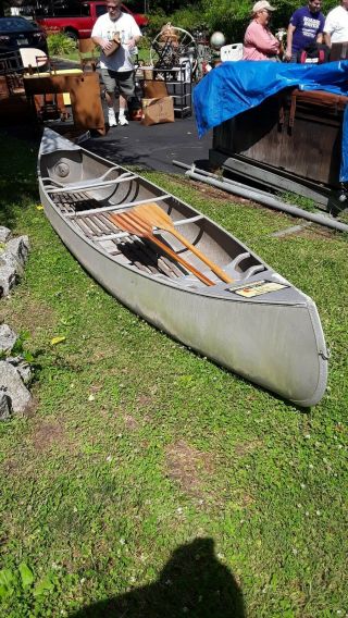 Vintage Aluminium Grumman Canoe 15 ' 8