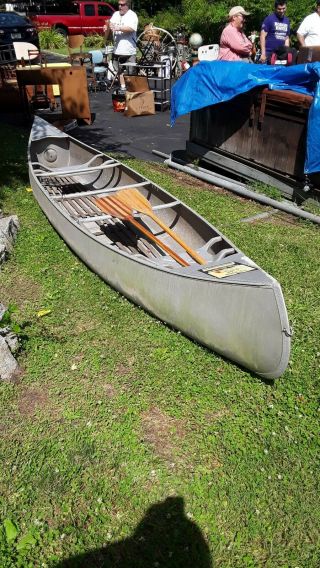 Vintage Aluminium Grumman Canoe 15 ' 9