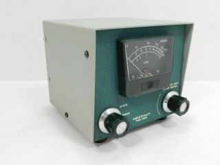 Heathkit Hm - 102 Vintage Swr Power Watt Meter For Ham Radio Crinkle Paint Finish