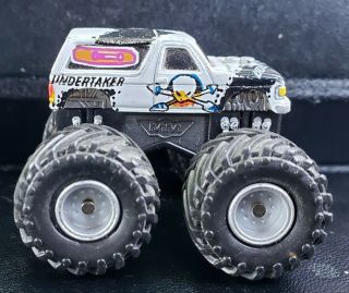 Micro Machines Vintage 1990 Undertaker Monster Truck White Black M50