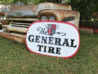 Antique Vintage Style General Tire Sign